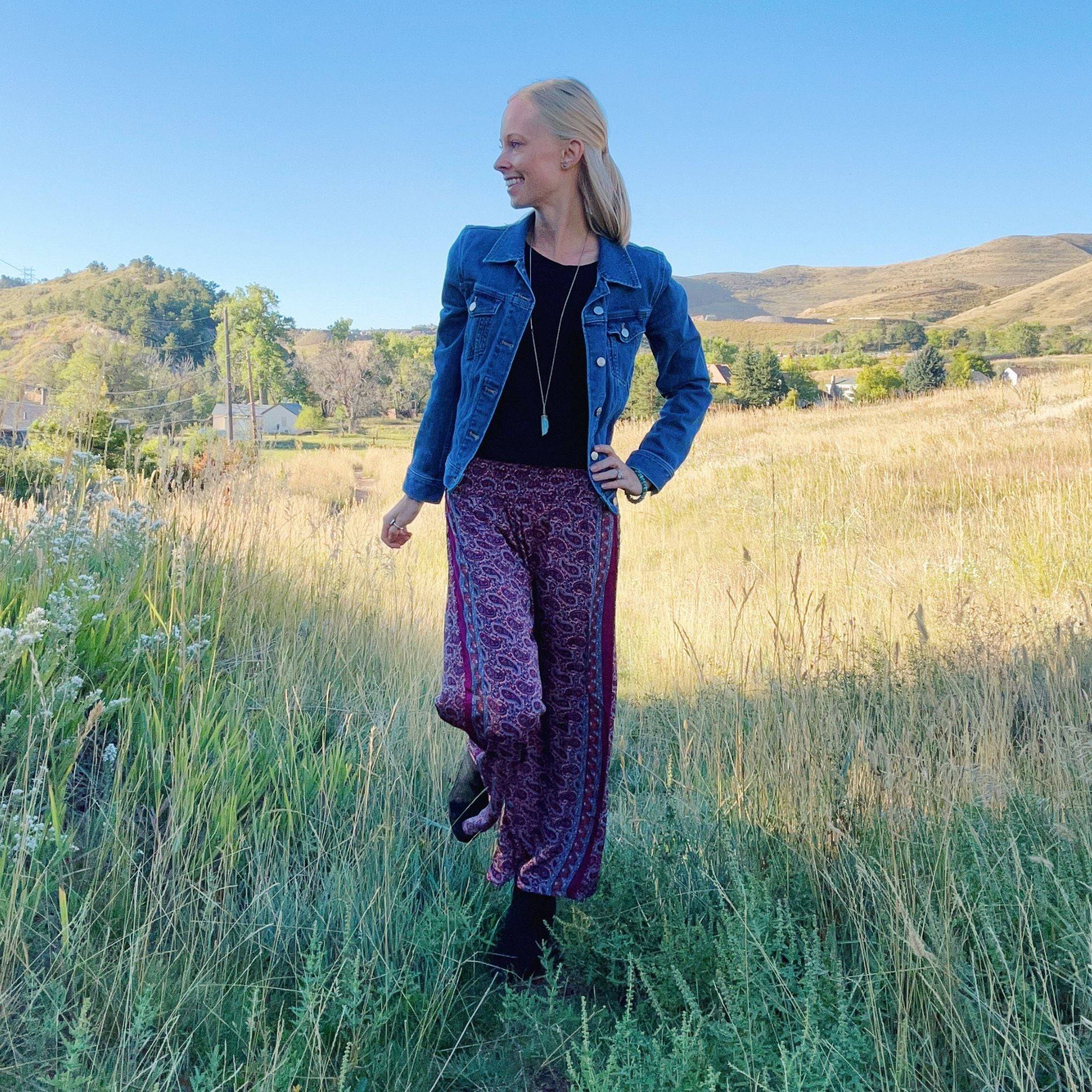 Free Spirit Wide Leg Palazzo Pants With Pockets Eco Friendly Upcycled Indian Saris Boho Trousers Darn Good Yarn